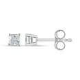 thumbnail image 1 of 0.23 CT. T.W. Princess Diamond Stud Earrings in 14K Gold (H-I, SI2), 1 of 4