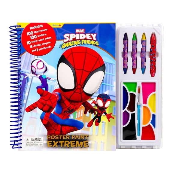 Spidey and his Amazing Friends Post Paint Extreme by Aline Lemay, Spiral Bound Paperback