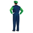 thumbnail image 2 of Nintendo Super Mario Bros. Luigi Adult Deluxe Costume, 2 of 7