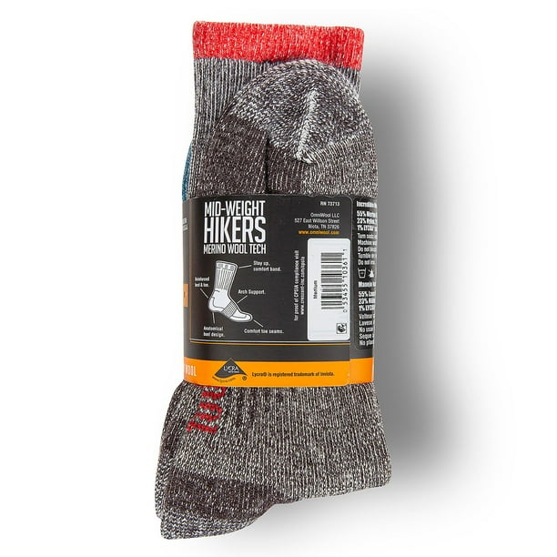Omniwool 3-Pack Wool Tech Hiking Sock