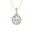 thumbnail image 4 of Lab Created Diamond Pendant & Earring Set in 14K Gold, 3.00 C.T.T.W., 4 of 6