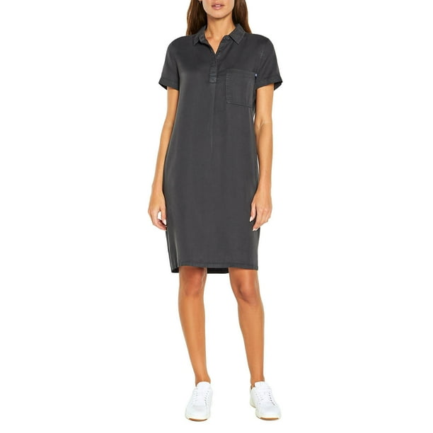 knee length dresses for ladies Petite Studio's Elisha Tencel Dress in Sky main image 0