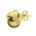 thumbnail image 3 of Love Knot Stud Earrings in 14K Gold, 3 of 7