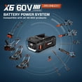 thumbnail image 8 of X6 60V Max* 16" Cordless Chainsaw, Brushless (4.0 Ah Battery & Charger Included), 8 of 14