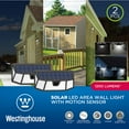 thumbnail image 3 of Westinghouse 1200 Lumen Linked Solar Motion Activated Wall Light (2-Pack), 3 of 8