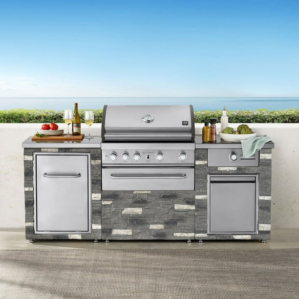Member's Mark Northern Slate 5-Burner Propane Gas Island Grill