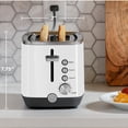 thumbnail image 2 of GE 2-Slice Stainless Steel Toaster with Extra-Wide Slots, 7 Shade Settings & Removable Crumb Tray, 2 of 7