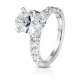 thumbnail image 3 of Lab Created Oval Cut Diamond Ring, 3 of 9