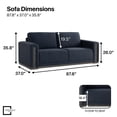 thumbnail image 3 of Lifestyle Solutions Riles Storage Sofa, 3 of 8