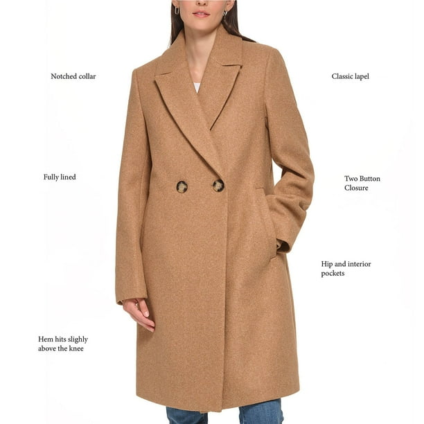 美品 DKNY ダナキャラン コート キャメル 羊毛アンゴラ入り DKNY Women's Fashion Coat - Samsclub.com