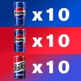 thumbnail image 3 of Pepsi Cola, Pepsi Wild Cherry and Pepsi Real Sugar Soda Mini Variety Pack, 7.5 fl oz., 30 pk., 3 of 5