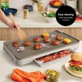 thumbnail image 7 of Bella 12" x 22" XL Griddle with Warming Tray, 7 of 9