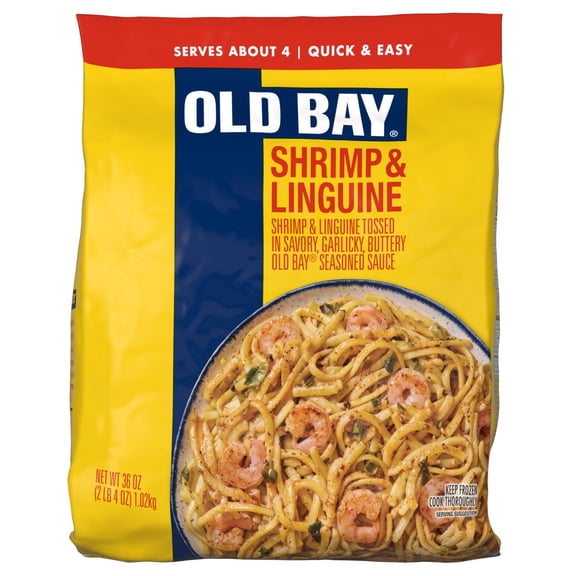 Old Bay Shrimp and Linguine, Frozen, 36 oz.