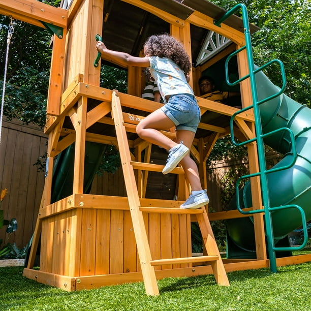 KidKraft Laurel Retreat Wooden Swing Set - Samsclub.com