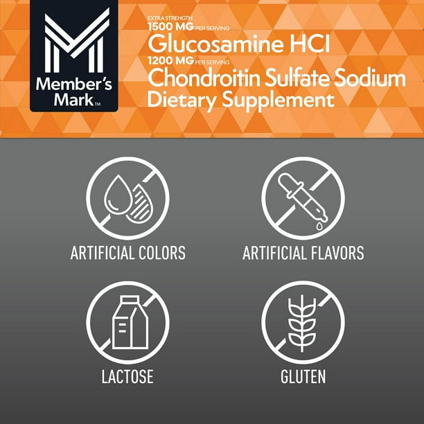 Member's Mark Extra Strength Glucosamine HCl and Chondroitin