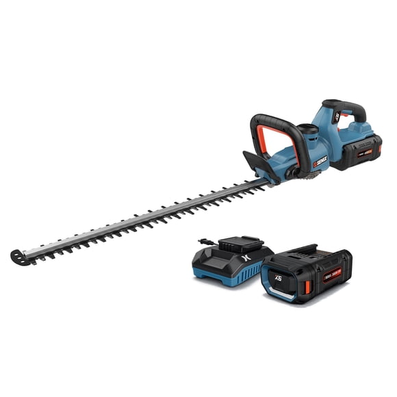 X6 60V Max* 26" Cordless Hedge Trimmer, Brushless (3.0 Ah Battery & Charger Included)