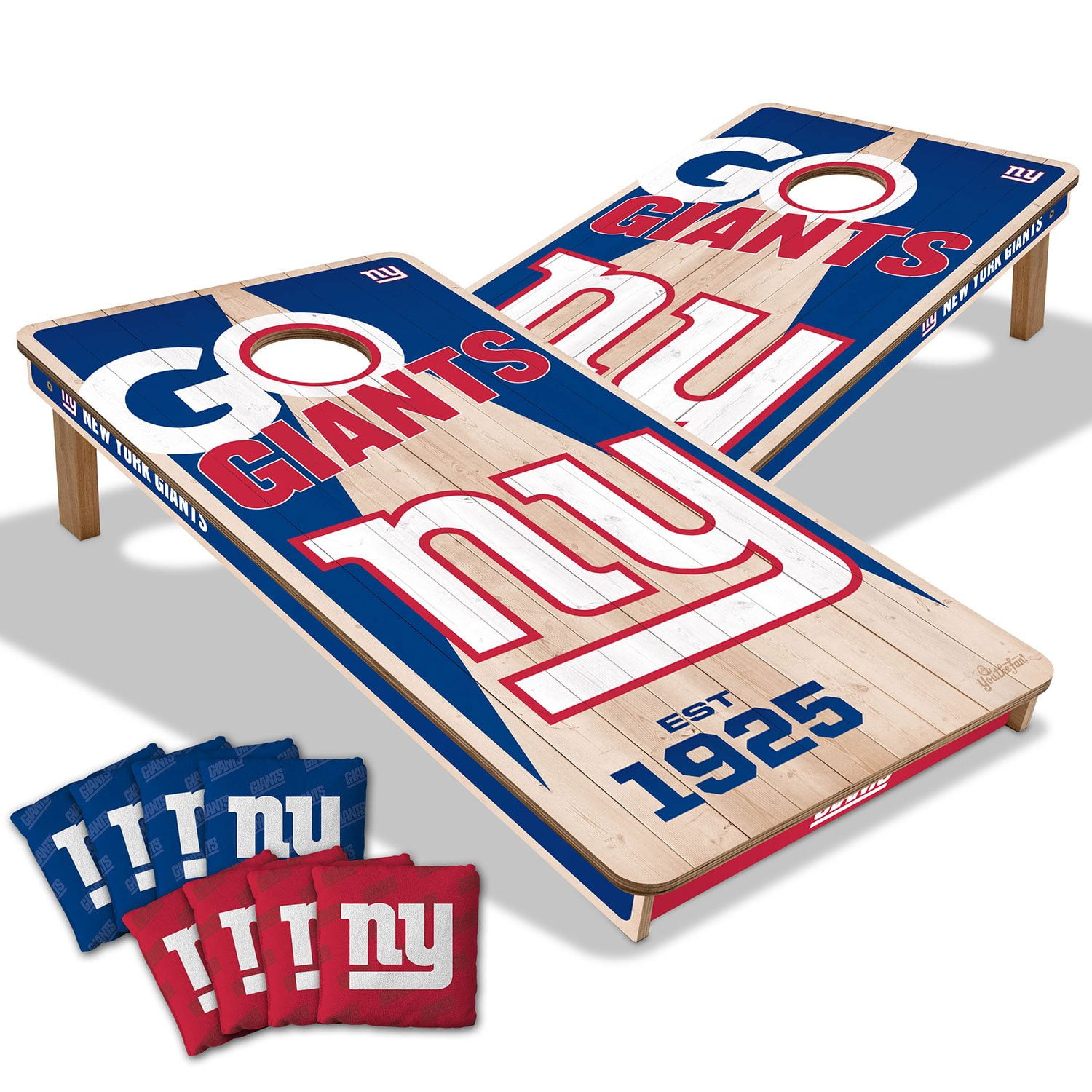 Official Size 2x4 Football 50 Yard Line Cornhole Game main image 0