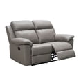 thumbnail image 15 of Manhattan 3-Piece Top-Grain Leather Reclining Set, 15 of 19