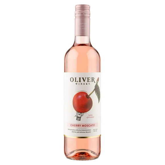 Oliver Winery Cherry Moscato Wine, 750 ml