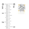 thumbnail image 4 of Lab Created Round Cut Diamond Stud Earrings, 4 of 5