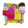 thumbnail image 1 of HugFun, Popsicle Plush Dog Toy, Multi-Pack, 4-Piece Set, 1 of 9