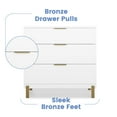 thumbnail image 4 of Delta Children Hendrix 3-Drawer Dresser, Choose Color, 4 of 7