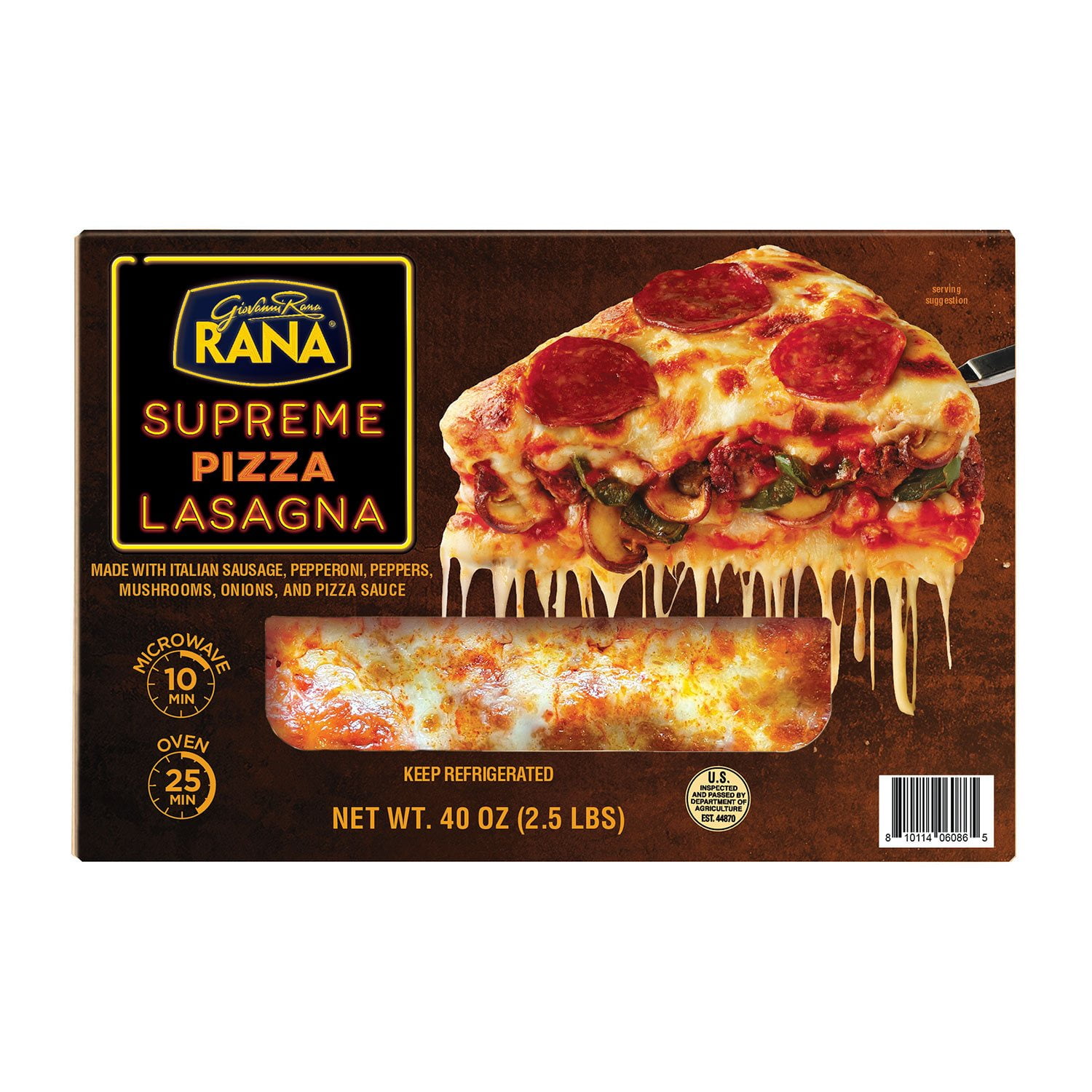 Giovanni Rana Supreme Pizza Lasagna, 40 oz. - Samsclub.com