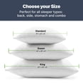 thumbnail image 5 of GhostBed 2-Pack Shredded Memory Foam Pillow, Assorted Sizes, 5 of 8