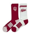 thumbnail image 2 of Indiana Hoosiers Adult 2-Pack Crew Socks, 2 of 3