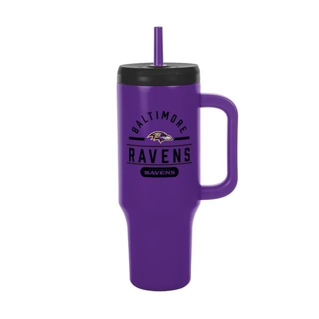 Logo Brands Baltimore Ravens Stainless Steel Leakproof Tumbler