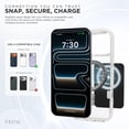 thumbnail image 4 of iHome 5000mAh Magnetic Power Bank with 6Ft USB-C Cable, MagSafe Compatible, 20W Rapid Power Delivery, 4 of 6