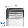 thumbnail image 2 of Seville Classics UltraHD Stacking Top Cabinet, 30” W x 18” D x 18.5” H, 2 of 10