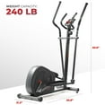 thumbnail image 8 of Sunny Health & Fitness Endurance Series Smart Elliptical Machine, 8 of 12