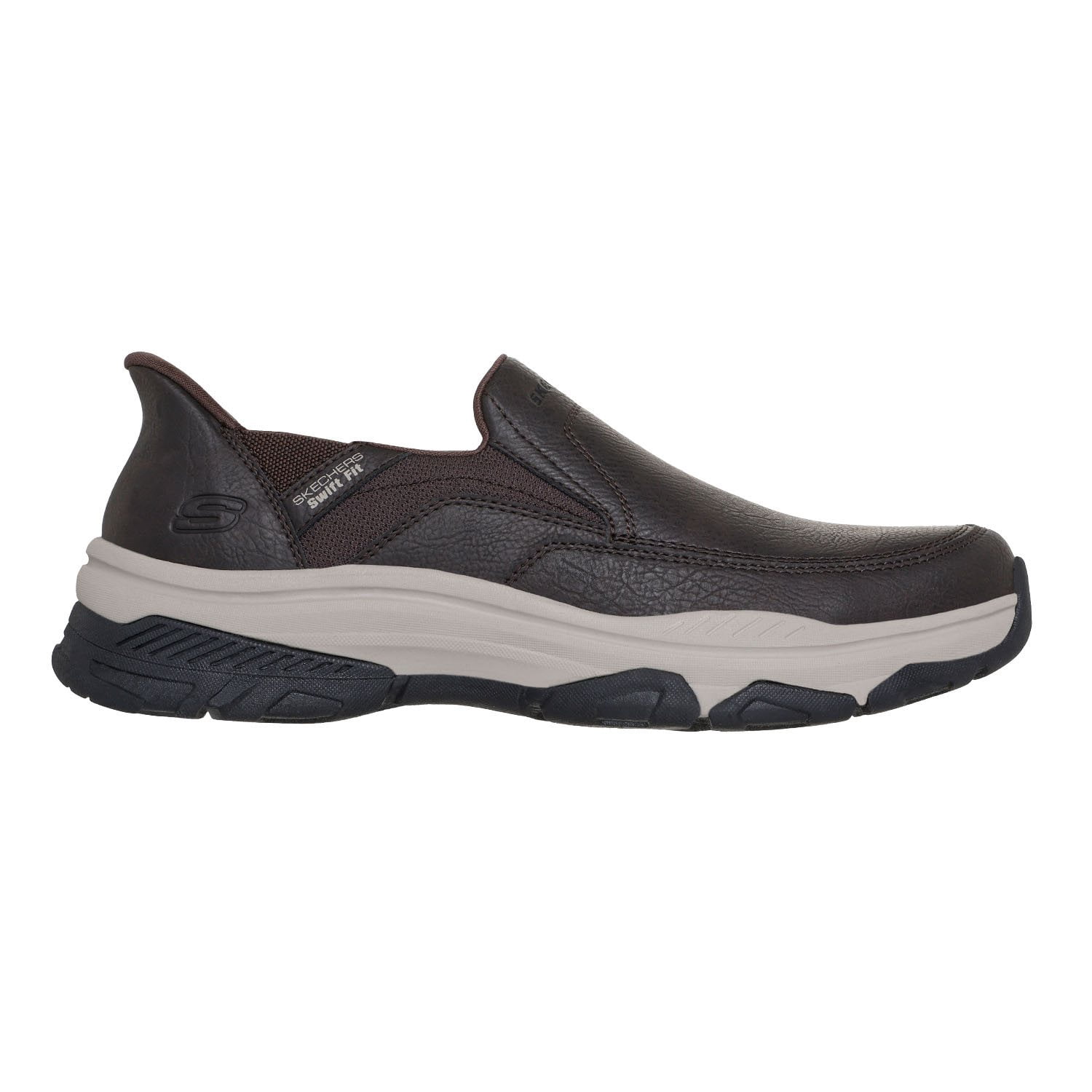 New In Box Skechers Mens Size 9.5 Black Mesh Hands Free Swift Fit Athletic Shoes Skechers Hands Free Slip-ins® Swift Fit® Sneakers Shoes  main image 2