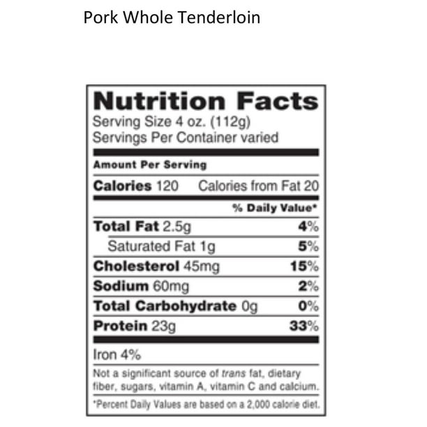 Member's Mark Whole Tenderloins, Cryovac 4 tenderloins per package