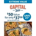 thumbnail image 1 of Capital Tacos $50 Value Gift Cards - 2 x $25, 1 of 1