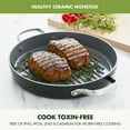 thumbnail image 2 of GreenPan Valencia Pro 11" Ceramic Nonstick Round Grill Pan, 2 of 9