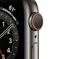 thumbnail image 2 of Apple Watch Series 6 Stainless Steel Case with Sport Band 40mm GPS + Cellular (Choose Color), 2 of 8