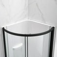 thumbnail image 14 of Breeze 32” x 32” x 77” Corner Shower Kit with Clear Glass, Walls, Base and Hardware, 14 of 18