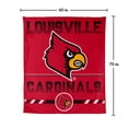 thumbnail image 7 of Logo Brands Louisville Cardinals 60"x70" Super Plush Blanket, 7 of 7