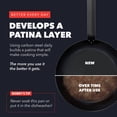 thumbnail image 3 of Bobby Flay by GreenPan Pre-Seasoned Carbon Steel Fry Pan, 12", 3 of 10