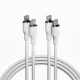 thumbnail image 1 of Member's Mark Premium Silicone USB-C to USB-C Cable Set, 2-pk. (3' 60W & 6' 240W), 1 of 6