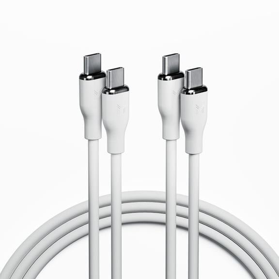 Member's Mark Premium Silicone USB-C to USB-C Cable Set, 2-pk. (3' 60W & 6' 240W)