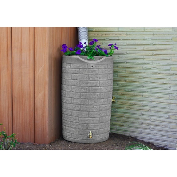 Impressions Downton 50-Gallon Rain Saver, Assorted Colors