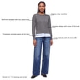 thumbnail image 4 of Express Women's Two-fer Sweater, 4 of 5