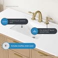 thumbnail image 3 of OVE Decors Xander Vanity with Engineered Marble Vanity Top and Rectangular Undermount Sink - Assorted Colors and Sizes Available, 3 of 12