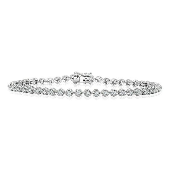 1.95 CT. T.W. Diamond Bracelet in 14K Gold