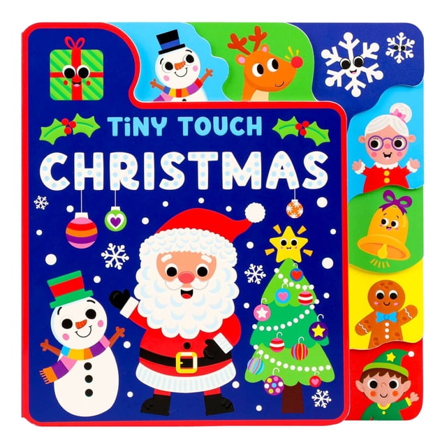 Tiny Touch Christmas with Tabs by Kidsbooks Publishing, Board Book