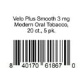thumbnail image 1 of Velo Plus Smooth 3 mg Modern Oral Tobacco, 20 ct., 5 pk., 1 of 1
