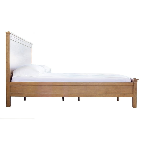 details by Becki Owens Ren Platform Bed, Distressed Natural Wood
